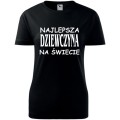 Czarna Damska koszulka - Najlepsza dziewczyna na świecie