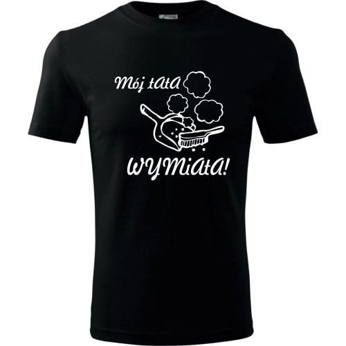 Męska koszulka - Mój tata wymiata