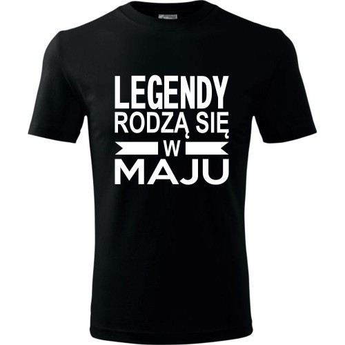 Męska koszulka - Legendy rodzą się w maju
