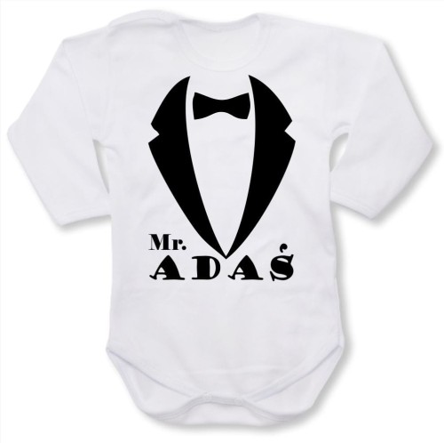 Dziecięce body z dł. rękawem - body 04 imię