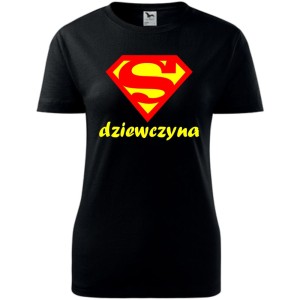 Damska koszulka - Super dziewczyna