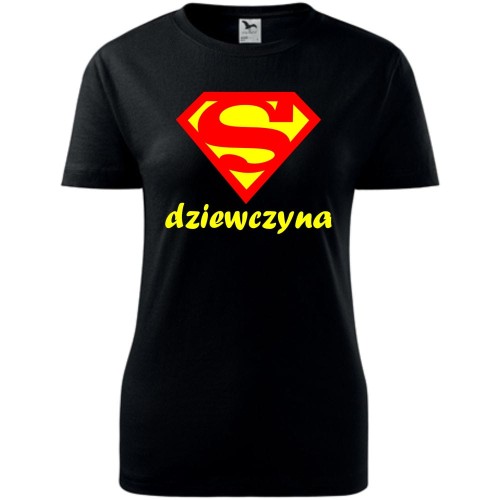 Damska koszulka - Super dziewczyna