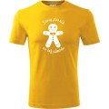 żółta Męska koszulka - Stary piernik to też ciacho t-shirt prezent dla niego. Dostępne wszystkie rozmiary S, M, L, XL, XXL, XXXL, XXXXL. Zapraszamy do zakupu.