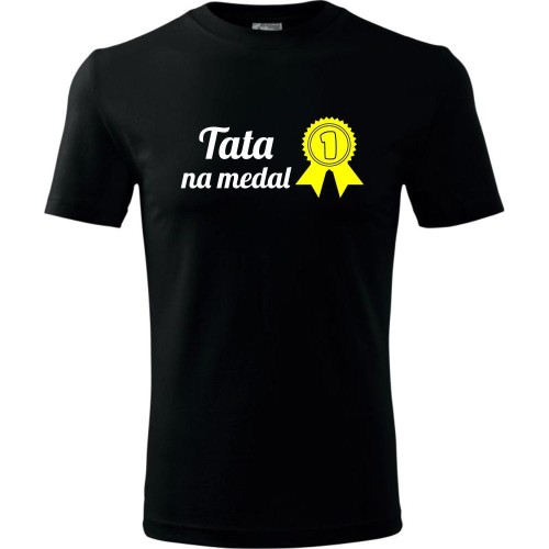 Męska koszulka - Tata na medal