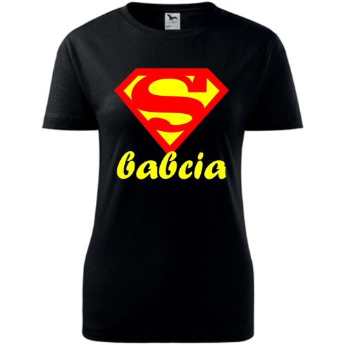 Damska koszulka - Super babcia.