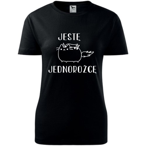 Damska koszulka - Jestę jednorożcę