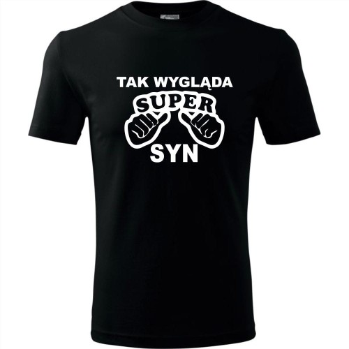 Dziecięca koszulka - tak wygląda super syn