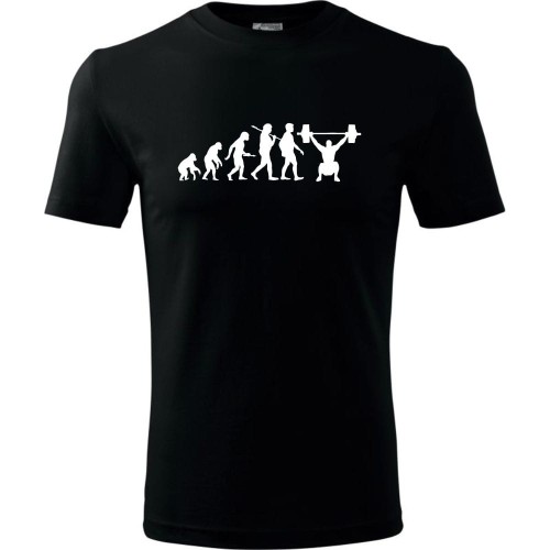 Męska koszulka Sportowa - Siłacz ewolucja