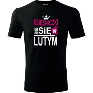 Dziecięca koszulka - Księżniczki rodzą się w lutym