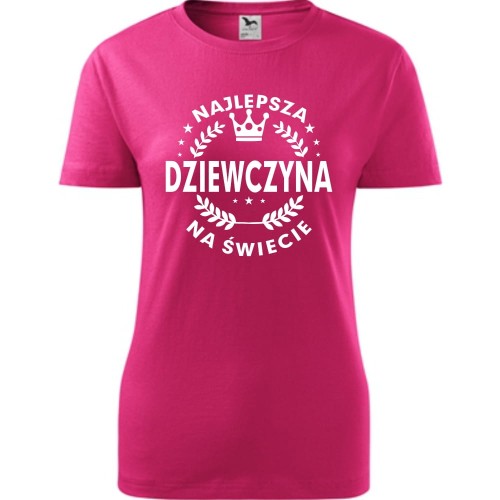 Atrakcyjna Damska koszulka - Najlepsza dziewczyna na świecie