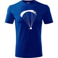 niebieska Męska koszulka dla Paralotniarza - Lot 01 Lotniarz.