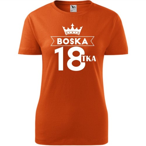 Wyjątkowa Damska koszulka -boska 18