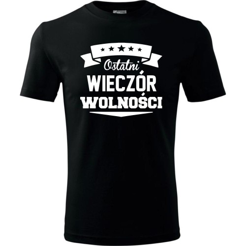 Męska koszulka - Ostatni wieczór wolności - wieczór kawalerski t-shirt od S-4XL