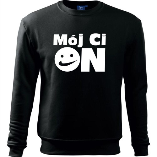 Męska bluza klasyczna - Mój ci on