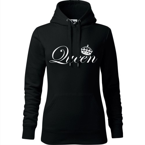damska bluza z kapturem  - queen