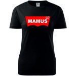Damska koszulka taliowana - Mamuś - prezent dla mamy