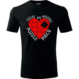 męska koszulka - you're my missing puzzle piece