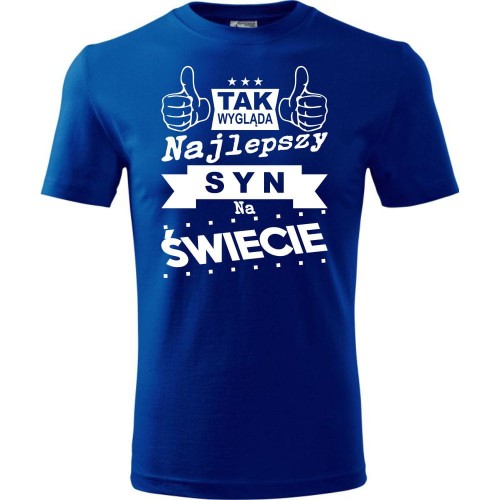 Dziecięca koszulka - tak wygląda najlepszy syn na świecie