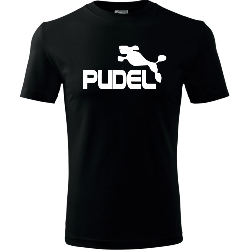 Męska koszulka - Pudel