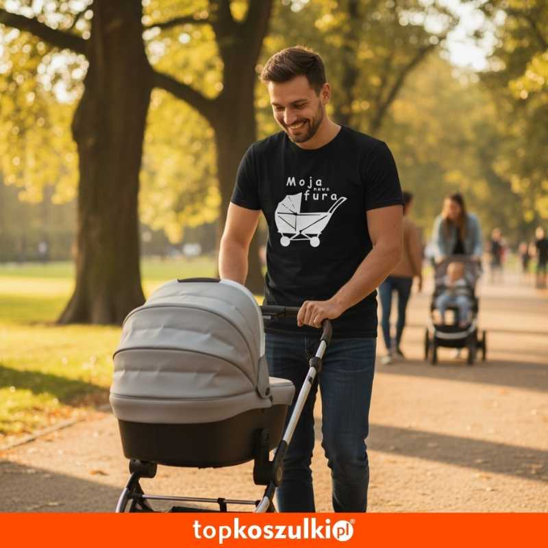 Męska koszulka - Moja nowa fura