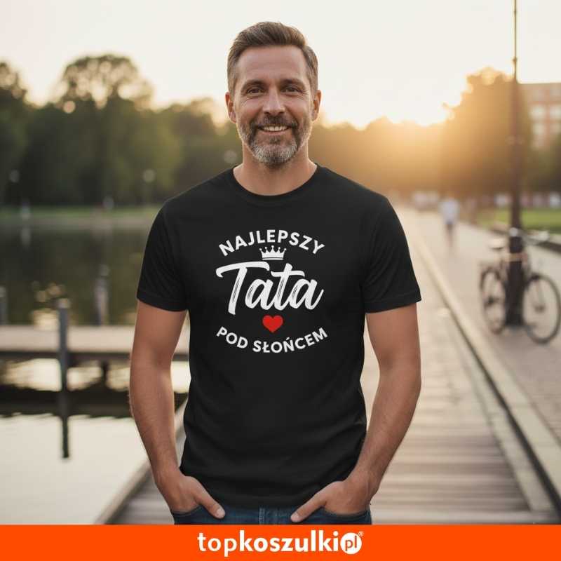Męska koszulka - najlepszy tata pod słońcem