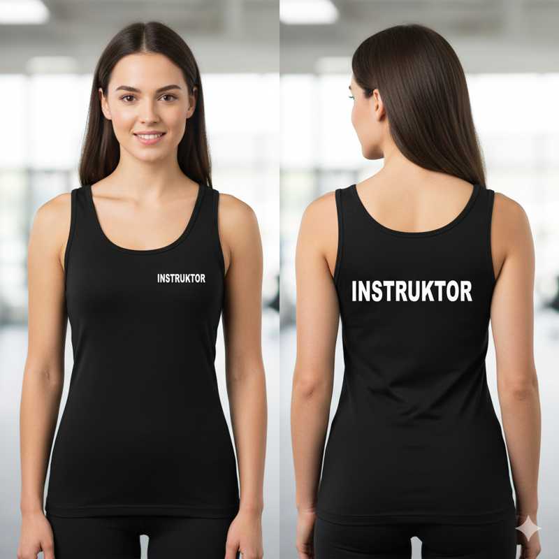 damski tank top - instruktor