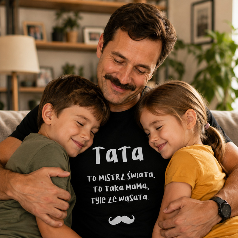 Tata to mistrz świata. To taka mama, tyle że z wąsem.
