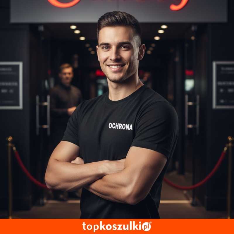 męska koszulka - ochrona