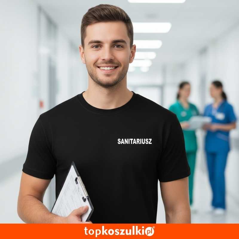 męska koszulka - sanitariusz