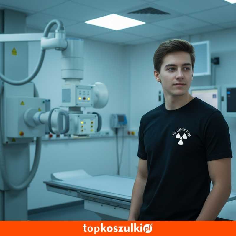 męska koszulka - technik rtg.