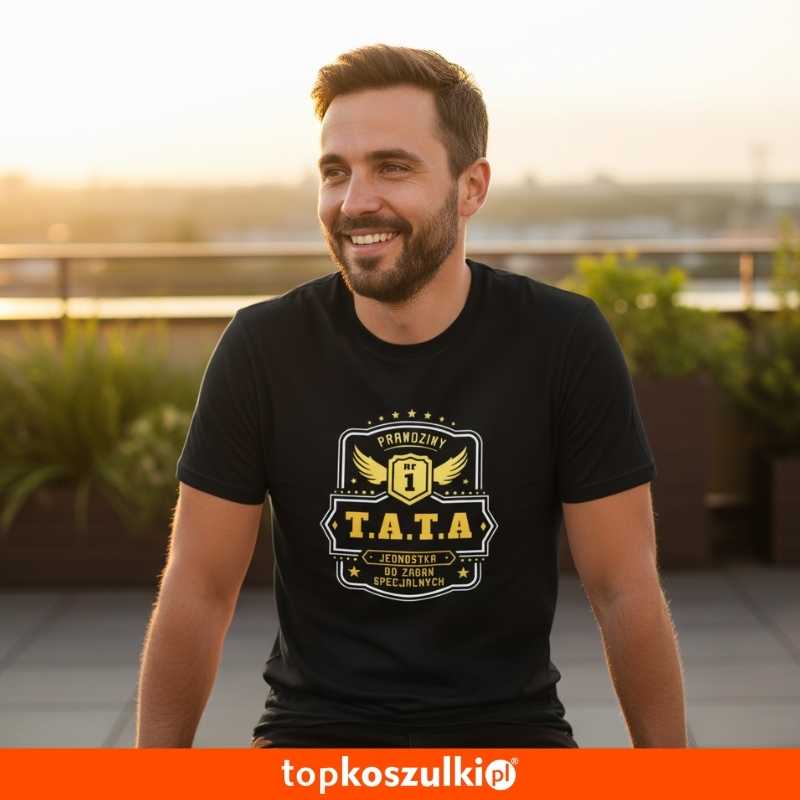 tata - jednostka do zadań specjalnych - męska koszulka z nadrukiem